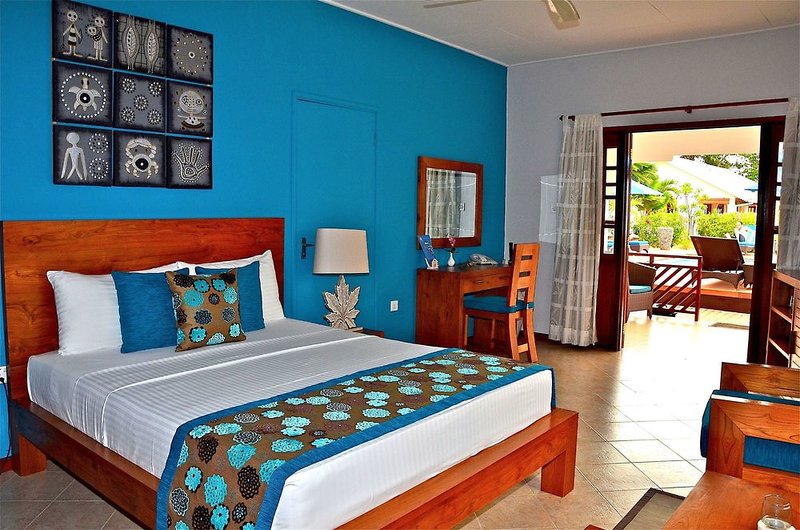 Hotel Villas de Mer in Grand Anse Praslin, Seychellen Wohnbeispiel