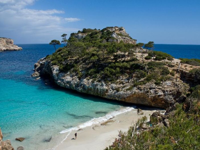 Vistalmar Apartamentos in Cala Figuera, Mallorca Strand