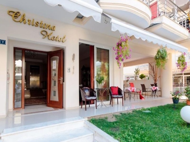 Christina Hotel in Olympiaki Akti, Thessaloniki (Chalkidiki) Lounge/Empfang