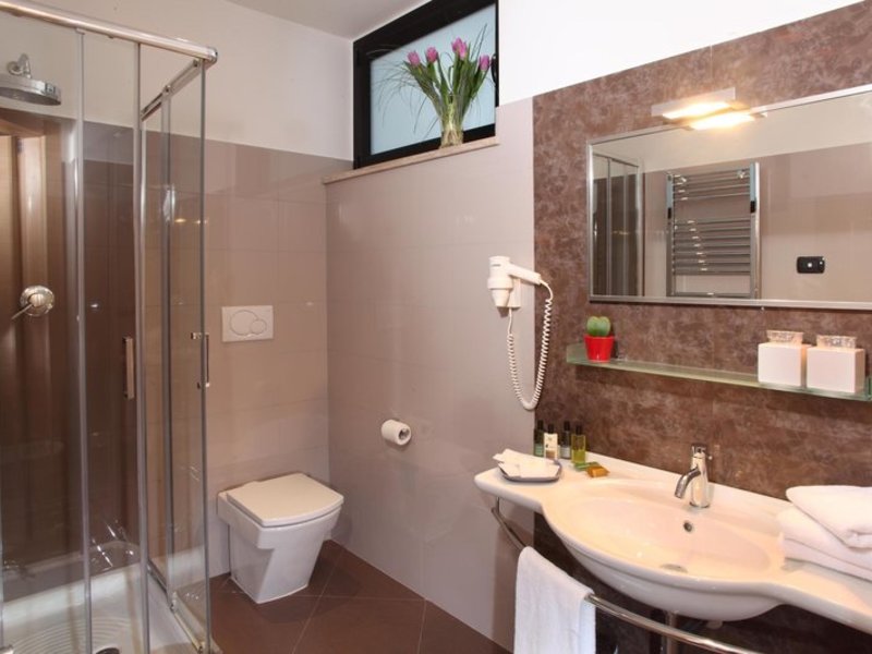 Hotel Villa Mercede in Frascati, Rom-Fiumicino Badezimmer