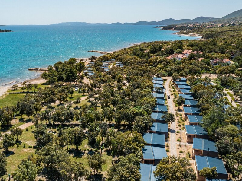 Mobile Homes Campsite Lopari in Nerezine, Rijeka (Kroatien) Außenaufnahme