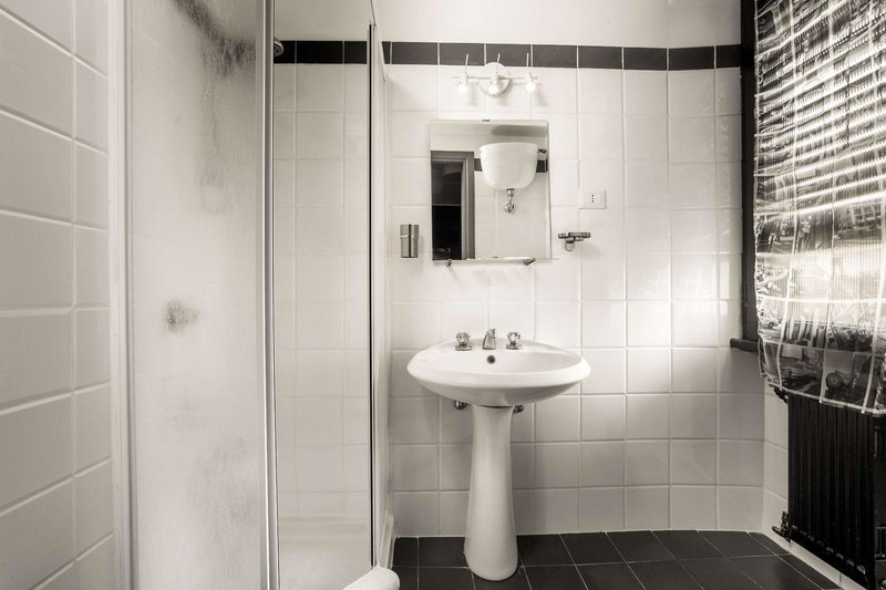 Radio Hotel in Rom, Rom-Fiumicino Badezimmer
