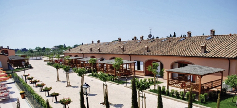 Residence Borgo Verde in Rosignano Marittimo, Bolzano Terrasse