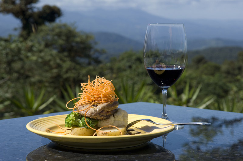 Villa Blanca Cloud Forest Hotel und Nature Reserve in San Ramon, San Jose (Costa Rica) Restaurant