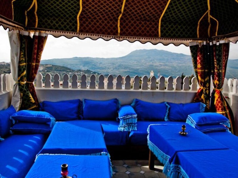 Riad Mounir in Chefchaouen, Marrakesch (Marokko) Außenaufnahme