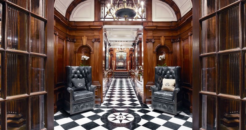 41 Hotel in London, London-City Lounge/Empfang