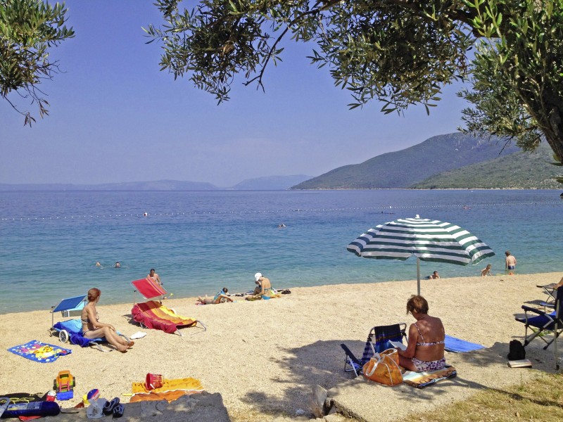 Camping Kovacine in Cres, Rijeka (Kroatien) Strand