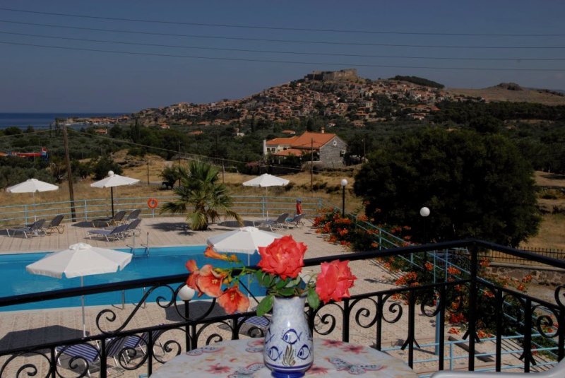 Marianthi Paradise in Molyvos, Mytilene (Lesbos) Terasse