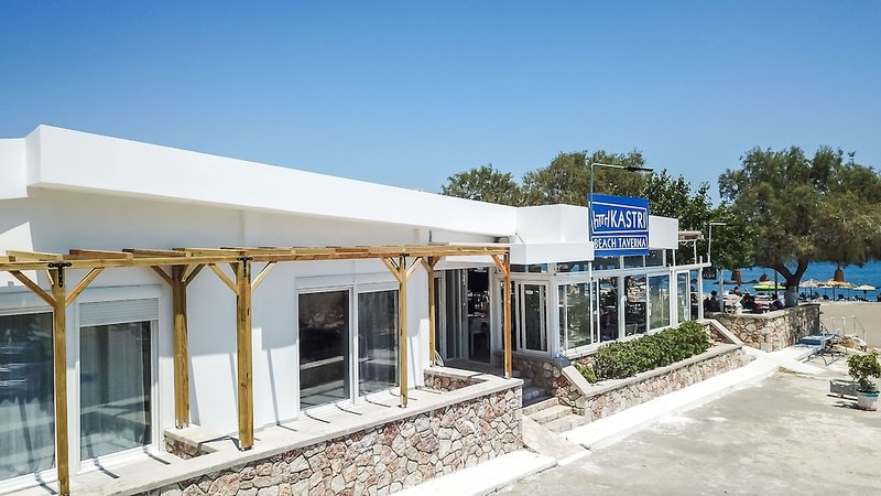 Marini Seaside in Faliraki, Rhodos Terrasse