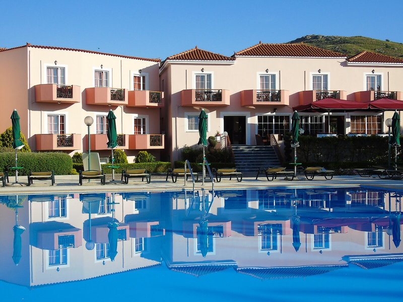 Bella Vista Hotel in Eftalou, Mytilene (Lesbos) Außenaufnahme