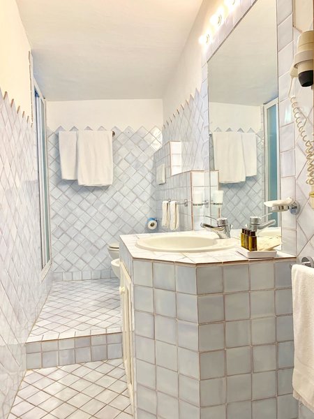 Green Park Hotel in Cala di Volpe, Olbia,Sardinien Badezimmer