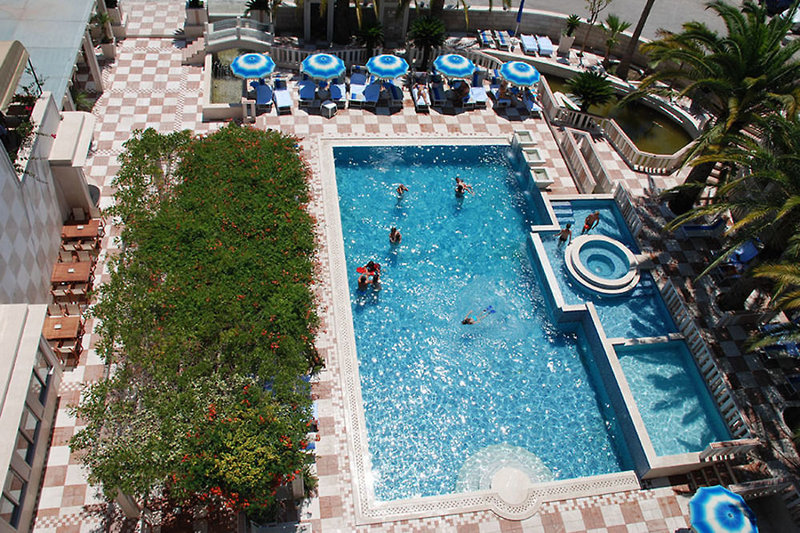 Hotel Mediteran in Becici, Dubrovnik (Kroatien) Pool