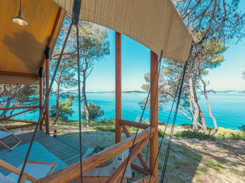 Obonjan Forest Lodges in Insel Obonjan, Split (Kroatien) Außenaufnahme