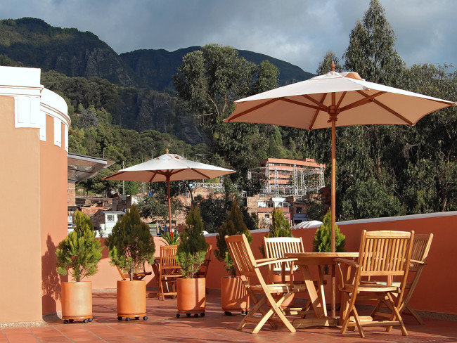 Casa Deco in Bogotá, Bogota Terasse