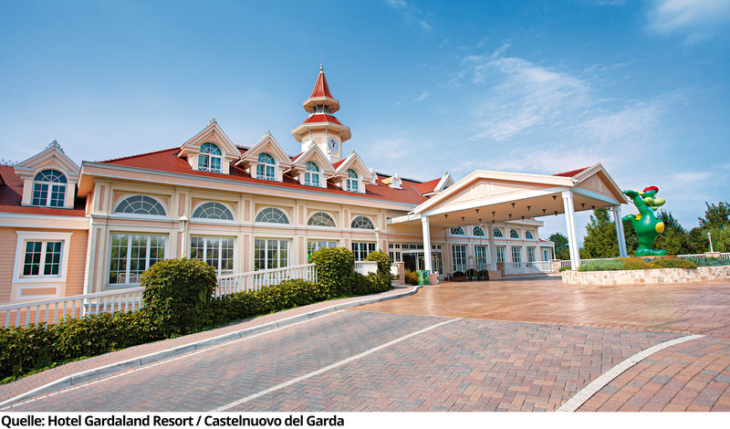 Gardaland Hotel in Castelnuovo del Garda, Außenaufnahme