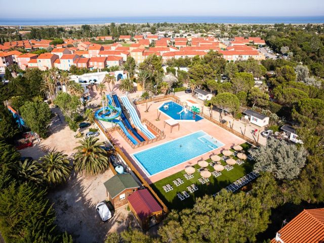 Camping La Palmeraie in Torreilles-Plage, Montpellier Frejorgues Pool