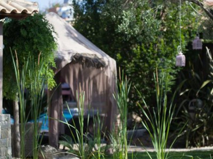 Achtis Hotel in Afitos, Thessaloniki (Chalkidiki) Garten