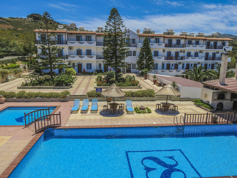 Spiros-Soula Family Hotel & Apts in Lygaria, Heraklion (Kreta) Pool
