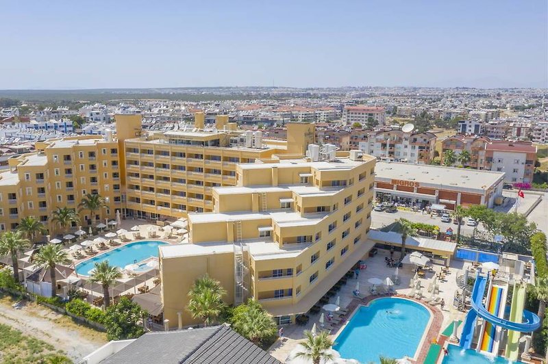 Esra Family Suite Hotel in Altinkum, Bodrum Pool