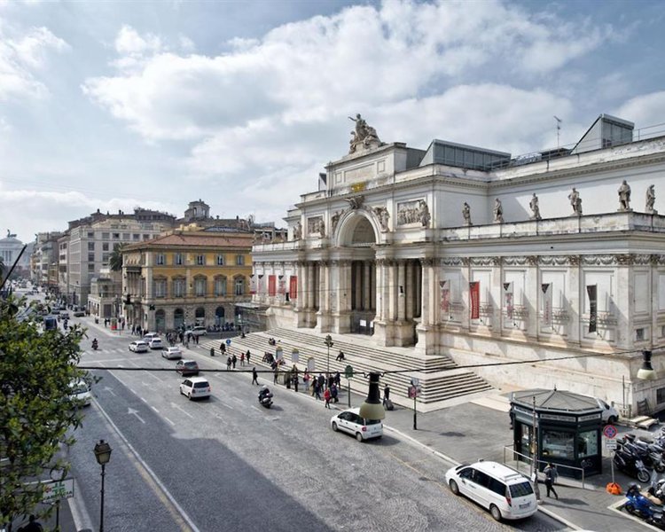 Hotel Giolli Nazionale in Rom, Rom-Alle Flughäfen Außenaufnahme