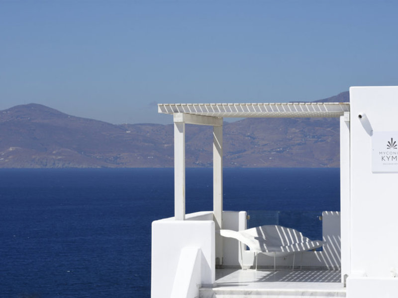 Alana Pension in Mykonos-Stadt, Mykonos Terasse