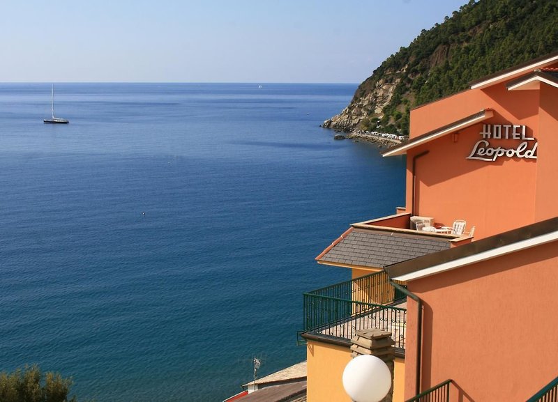 Leopold in Moneglia, Nizza Strand