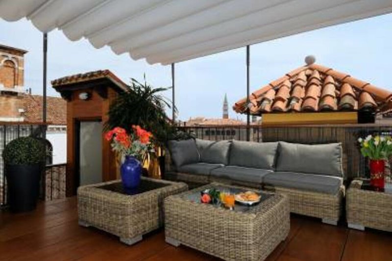 UNAHOTELS Ala Venezia in Venedig, Venedig Terasse