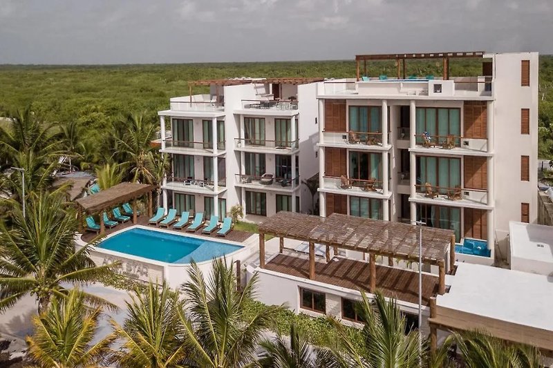 Aquastar Unique Hotel & Apartments in Mahahual, Cancun Außenaufnahme