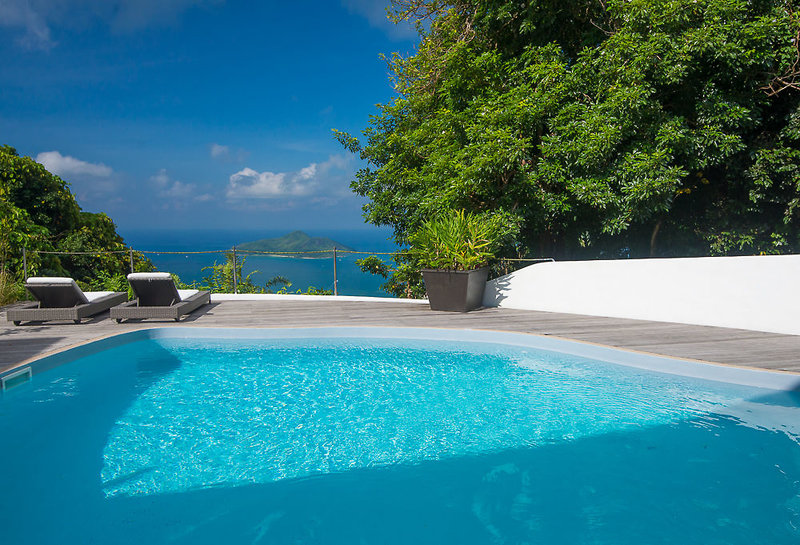 Copolia Lodge in Insel Mahé, Mahe, Seychellen Pool