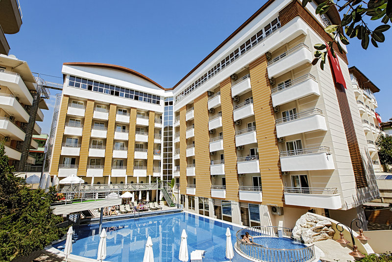 Alaiye Kleopatra Hotel in Alanya, Türkische Riviera Außenaufnahme