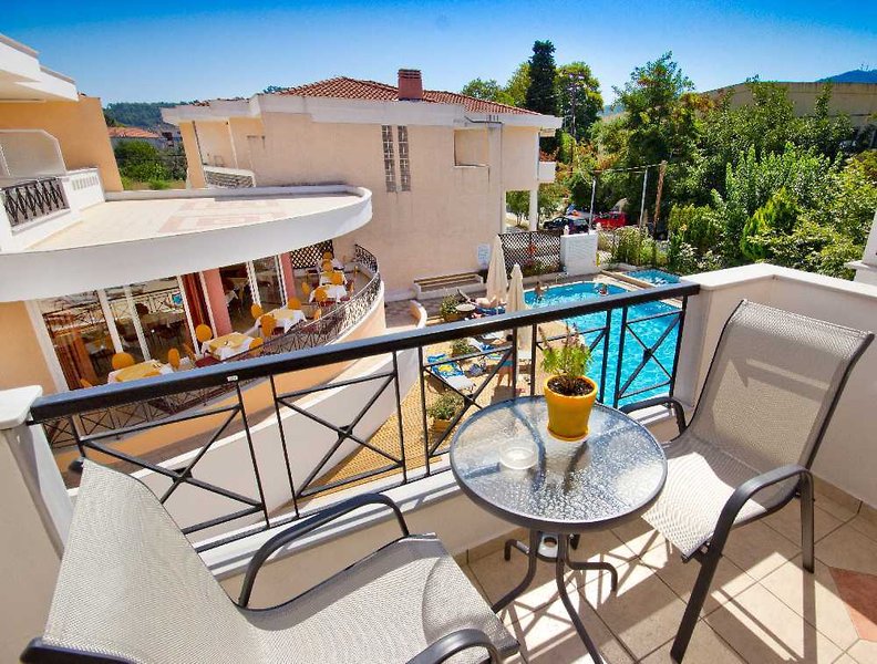 Filia Hotel Thassos in Limenaria, Kavala (Thassos) Terasse