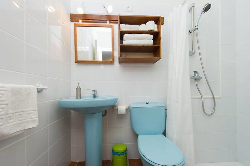 Apartamentos Los Telares in Hermigua, Teneriffa Süd Badezimmer
