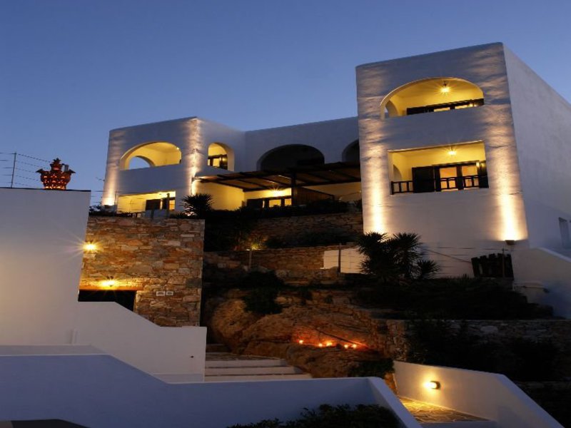 Vrahos Boutique Hotel in Karavostasis, Santorini Außenaufnahme