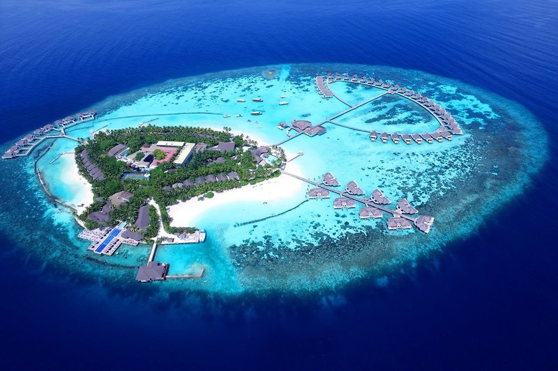Centara Grand Island & Spa in Makunufushi (Cocoa Island), Male (Malediven) Außenaufnahme