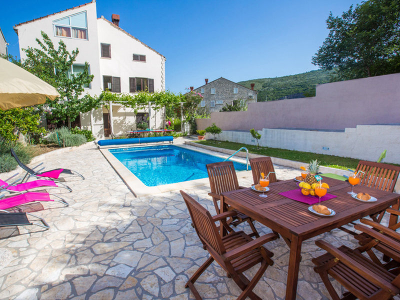 Apartments Villa Roza in Mokosica, Dubrovnik (Kroatien) Pool