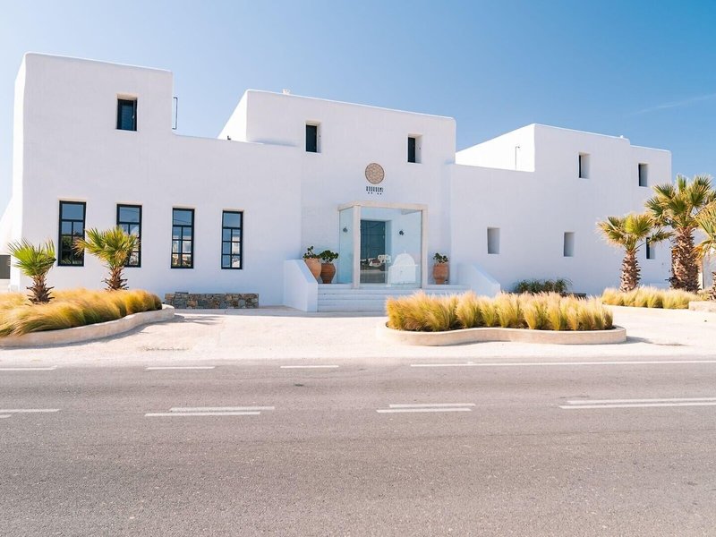 Koukoumi Hotel in Ano Mera, Mykonos Außenaufnahme