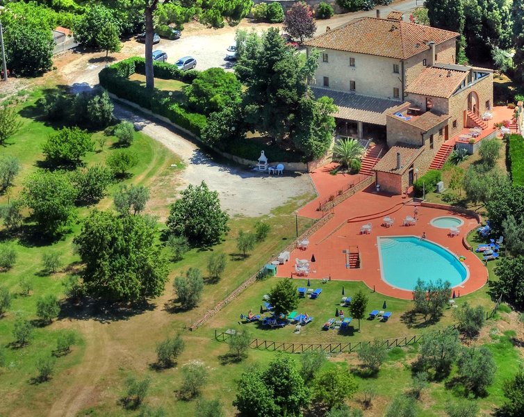 Albergo Villa Rioddi in Volterra, Pisa Garten