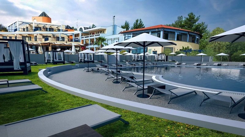 Hotel Atrium in Pefkochori, Thessaloniki (Chalkidiki) Pool