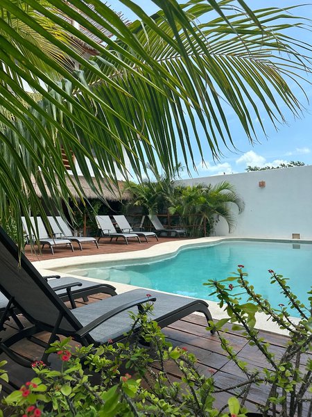 La Casa Del Sol Holbox in Isla Holbox, Cancun Hallenbad