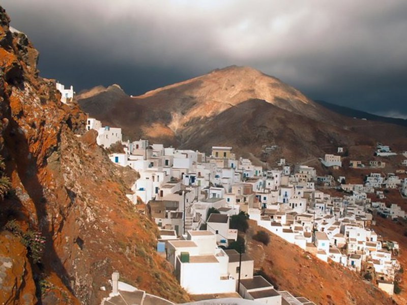 Serifos Beach in Livadi, Santorini Landschaft