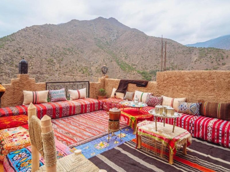 Atlas Kasbah Lodge in Imlil, Marrakesch (Marokko) Außenaufnahme
