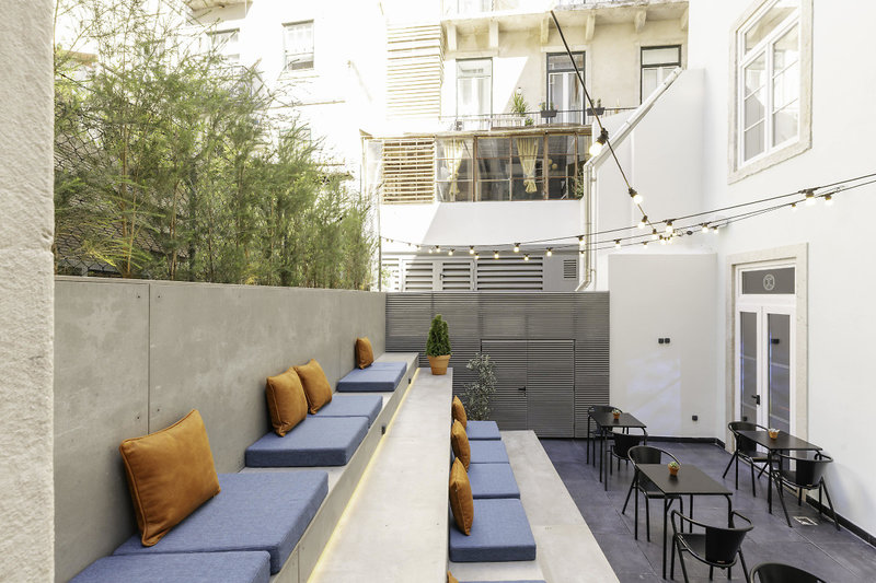 Inspira Santos Boutique Hotel in Lissabon, Lissabon Terrasse