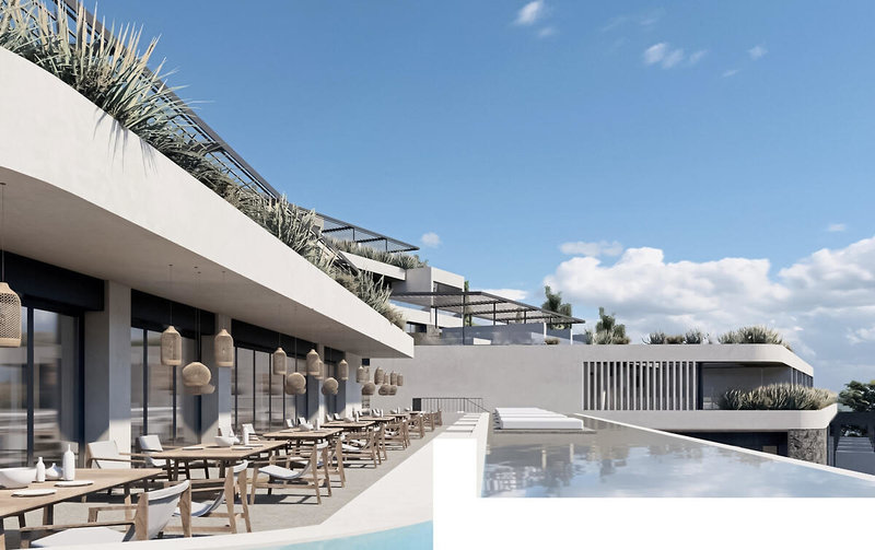 Nirema Hotel And Spa Samos MGallery Collection in Samos-Stadt, Samos Terrasse