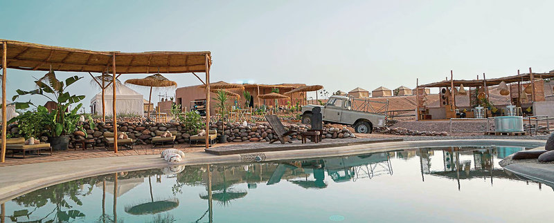 Inara Camp in Agafay, Marrakesch (Marokko) Pool