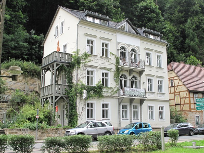Apartmenthaus Saxonia in Bad Schandau, Dresden (DE) Außenaufnahme