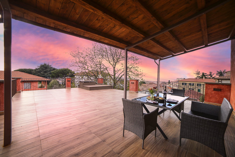 Grand Hotel Impero Spa & Resort in Castel del Piano, Pisa Terrasse