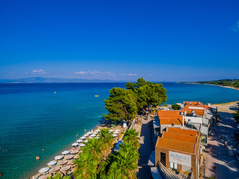 Flegra Beach Hotel in Pefkochori, Thessaloniki (Chalkidiki) Strand