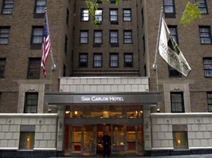 San Carlos Hotel in New York City, New York City-Alle Flughäfen Außenaufnahme