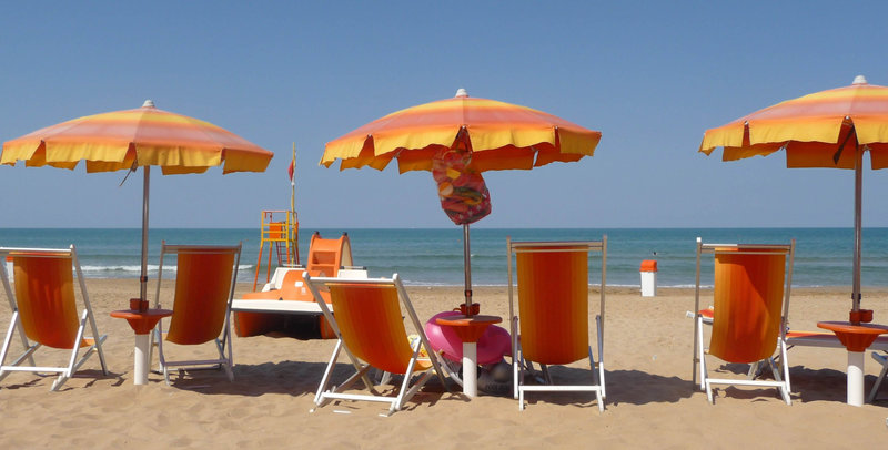 Camping Villaggio Internazionale in San Menaio, Venedig Strand