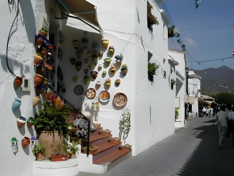 El Escudo de Mijas in Mijas, Malaga Terrasse